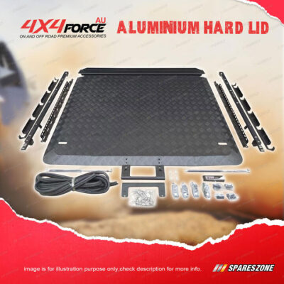 4X4FORCE Aluminium Hard Lid Cover for Toyota Hilux 2005-2021 Dual Cab Heavy Duty