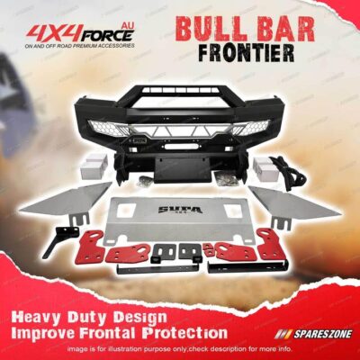 Frontier Bull Bar U Loop Bumper & Tow Points for Mitsubishi Triton MR 19-23