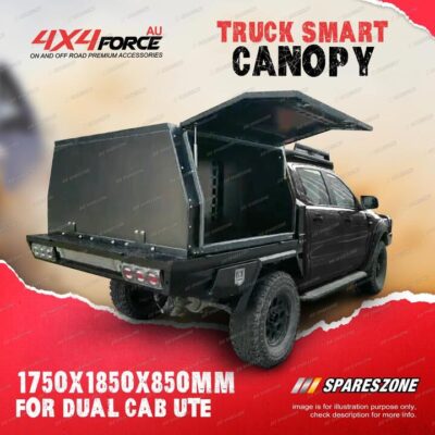 1750x1850x850mm Aluminium Canopy Tool Box for Great Wall V240 Dual Cab
