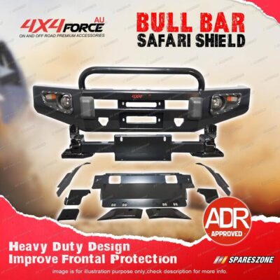 Safari Shield Bullbar with U LOOP Guard Plate for Toyota Hilux Vigo 12-15