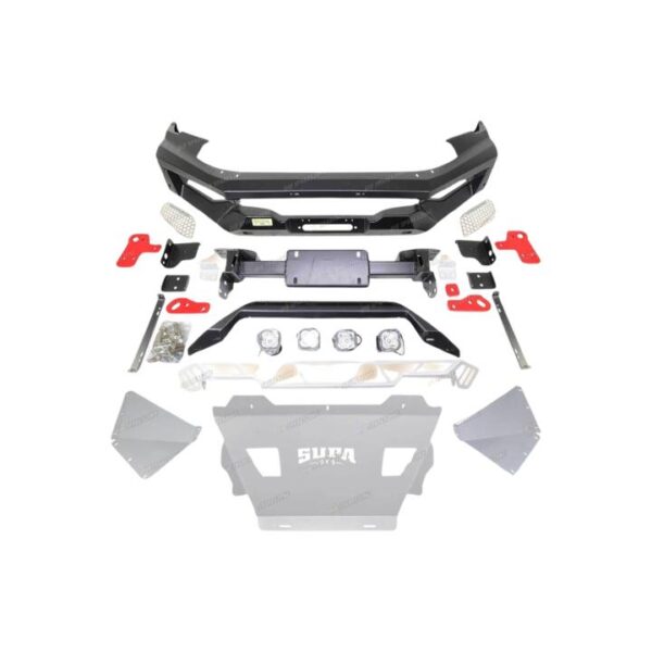 Frontier Bull Bar Front Bumper U Loop Tow Point for Toyota Hilux Rocco 2021-On