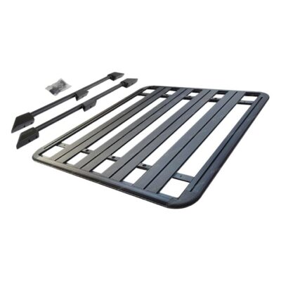 4X4FORCE 150 x 142.5cm Alloy Roof Rack Platform & Rail for Toyota Landcruiser 79
