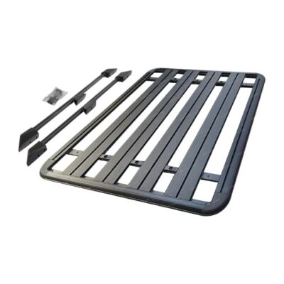 4X4FORCE 180 x 142.5cm Al-Alloy Roof Rack Platform with Rail for Universal Dual