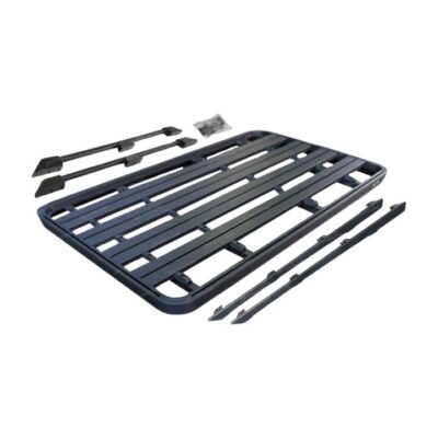 4X4FORCE 220x125cm Alloy Roof Rack Platform & Rail & Bracket for Isuzu MU-X 22+