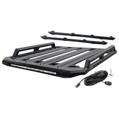 4X4FORCE 135x125cm Roof Rack Platform & Light Bar&Rail for Mitsubishi Triton MV