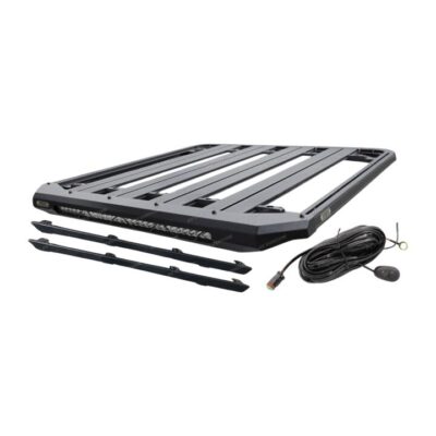 4X4FORCE 135x125 Roof Rack Platform & Light Bar for GWM Great Wall Cannon Alpha