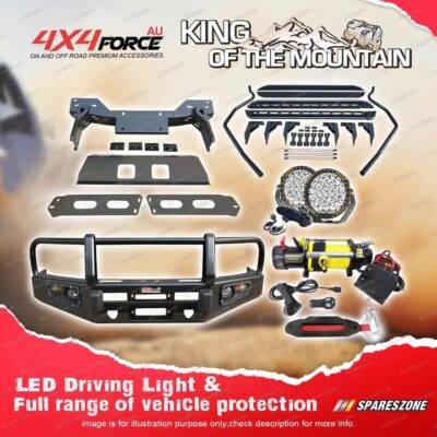 Armor Bullbar 3 Loop Guard Plate Lights Winch Side Step for Mazda BT50 11-20