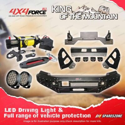 4X4FORCE Performance AP Bull bar Light Winch for Ford Ranger PX T7