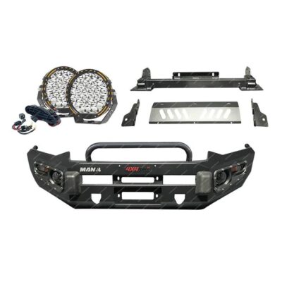 4X4FORCE Safari Shield Bullbar U LOOP Guard Plate Light for Isuzu D-Max 12-16