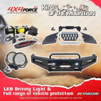 Safari Shield Bullbar U LOOP Guard Plate Light Winch for Toyota Hilux Vigo 12-15