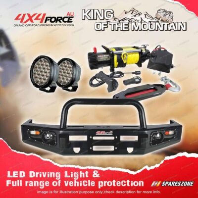 Safari Shield Bullbar Light Winch for Toyota Landcruiser 79 Dual Cab 07-16