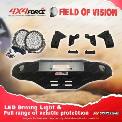 4X4FORCE Performance Guard Bullbar Skid Plate Light for Ford Ranger PX T6 T7