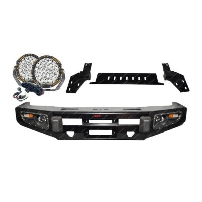 4X4FORCE Ultimate Guard Bullbar No Loop Skid Plate Light for Isuzu D-Max 17-19