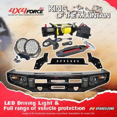 Ultimate Guard Bullbar No Loop Skid Plate Light Winch for Isuzu D-Max 17-19