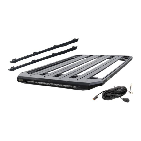 150x125 Roof Rack Flat Platform & LED Light Bar for GWM Great Wall Cannon 20-On