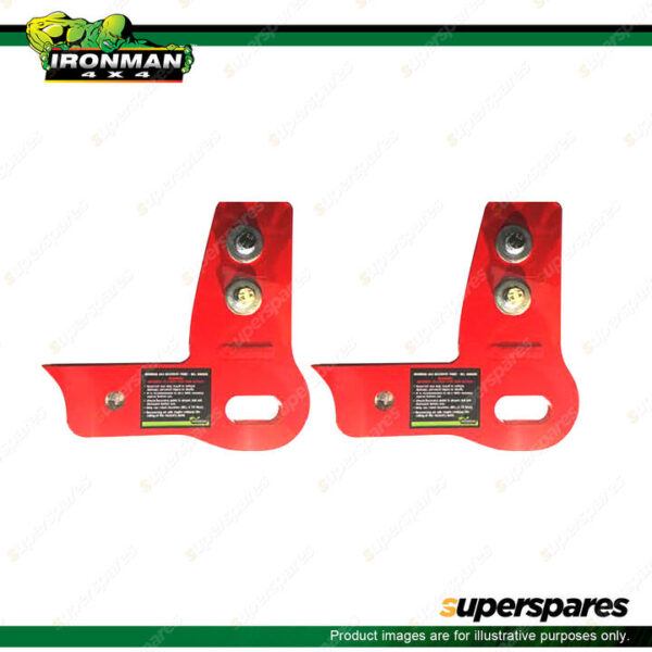 2x Ironman 4x4 Recovery Points - 5000kg Rating RP019 4WD Offroad Accessories
