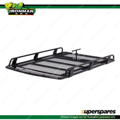 Ironman 4x4 Alloy Roof Rack Trade Style - 1.4m x 1.25m Open End IRROPEN14-ALLOY