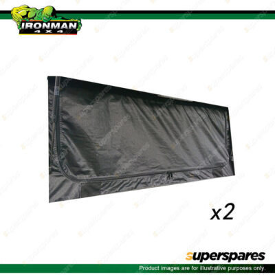 2x Alu-Cab Canopy Camper Mozzie Midgie Net Set Side Window Cover AC-CC-A-MN