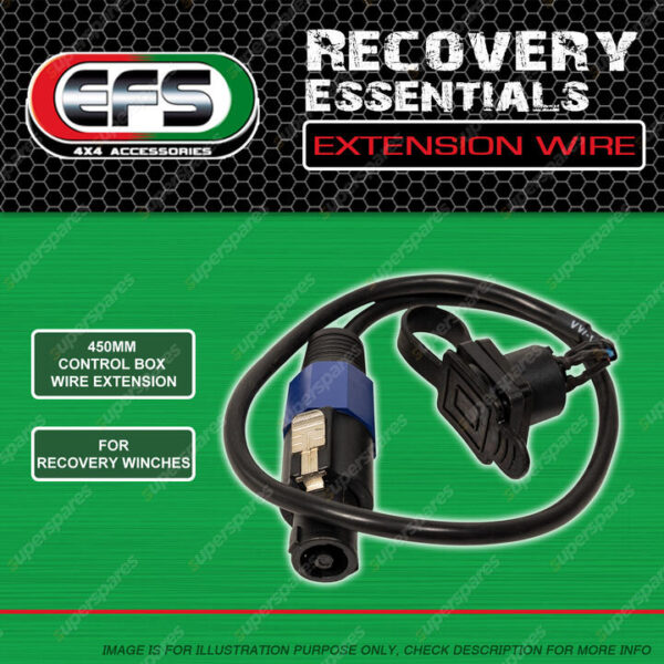 EFS Recovery Connection Wire Extension Remote Socket Extension for Recon Winches