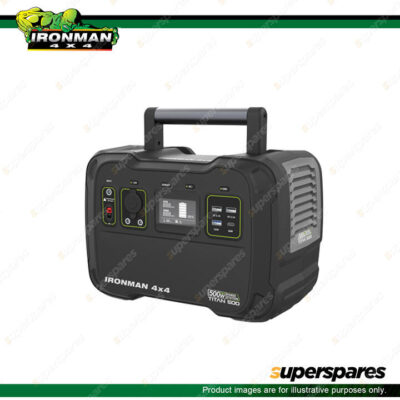 Ironman 4x4 Titan 500 Power Station 51Ah 100-120Vac - USA Only IPOWER0023