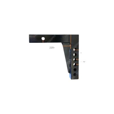Roadsafe Multi-Hitch Compatible Long Shank - Solid Steel 152mm Long Drop