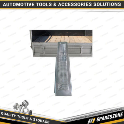 Loadmaster Steel Foldable Loading Ramp - Zinc Coated Single Ramp 227KG Capacity
