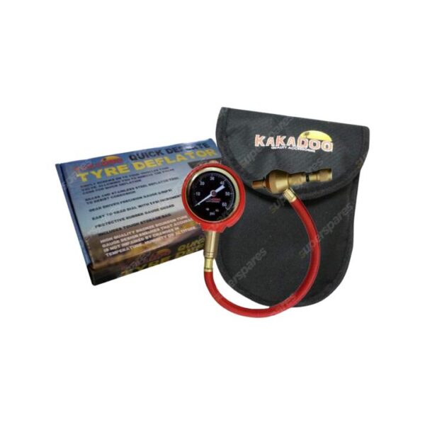Roadsafe Tyre Deflator Quick Deflate With Gauge Storage Bag Display Box MH-KTD2