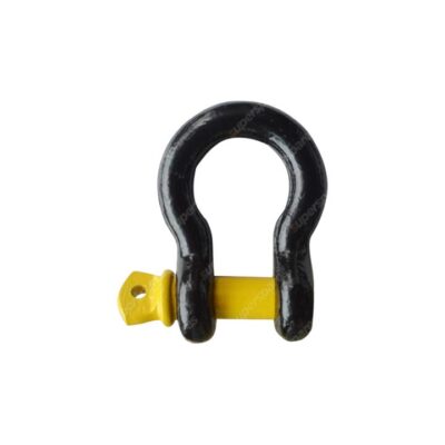 1 Pc Roadsafe 4WD Black Yellow Bow Shackle 3250kgs Brand New High Quality