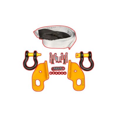 Shackles+Bridle Recovery Tow Point Kit for Toyota Landcruiser 80 100 105 Series