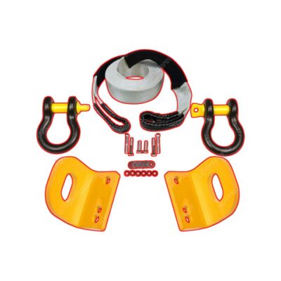 Roadsafe Recovery Tow Point Kit for Nissan Navara D22 incl Shackles + Bridle
