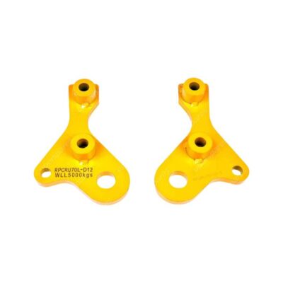 2 Pcs Roadsafe Heavy Duty Recovery Tow Points for Toyota Landcruiser 70 Series