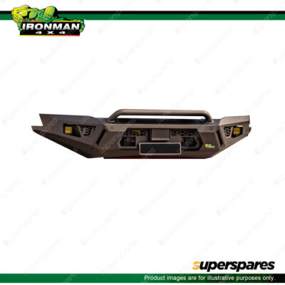Ironman 4x4 Raid Bull Bar Steel Winch Raid Bar BBR111 4WD Offroad Recovery