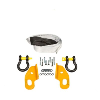 Roadsafe 4WD Kit Tow Point Bridle Strap 2x Shackle for Nissan Patrol GU Series