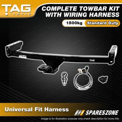 TAG Light Duty Towbar Kit for Mitsubishi Magna TF TH Verada KF KH Wagon 1500kg
