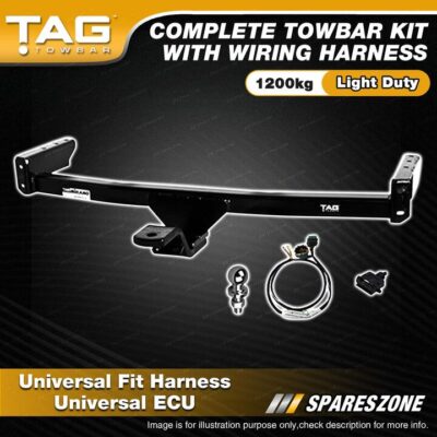 TAG Standard Duty Towbar Kit for Nissan Pulsar C12 1.6 1.8L 4Cyl Hatchback 13-17