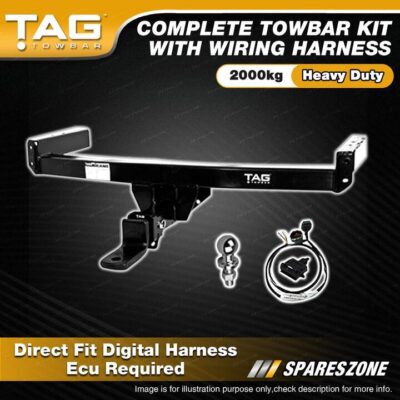 TAG Heavy Duty Towbar Kit for Toyota Kluger GSU50R GSU55R 3.5L 2GRFE 2GRFKS 6Cyl