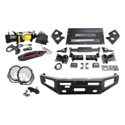 Ultimate Guard No Loop Bullbar Lights Winch for Nissan Navara D40 Spain 11-On