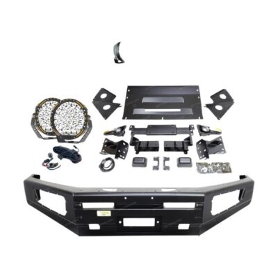 4X4FORCE Ultimate Guard No Loop Bullbar Lights for Nissan Navara D40 Spain 11-On