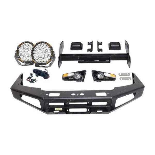 4X4FORCE Ultimate Guard No Loop Bumper Bullbar Drive Light for Nissan Navara D22