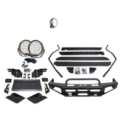 Safari Shield Bullbar Lights Side Steps for Toyota Landcruiser 79 Single Cab