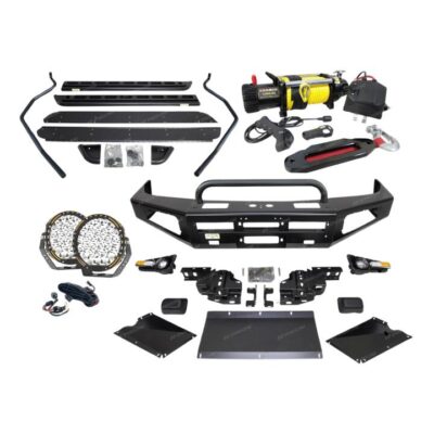 Safari Shield Bullbar Light Side Step Winch for Toyota Landcruiser 79 Single Cab