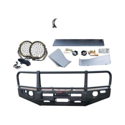 4X4FORCE Premium Armor 3 Loop Bullbar Lights for Toyota Landcruiser LC200 17-On