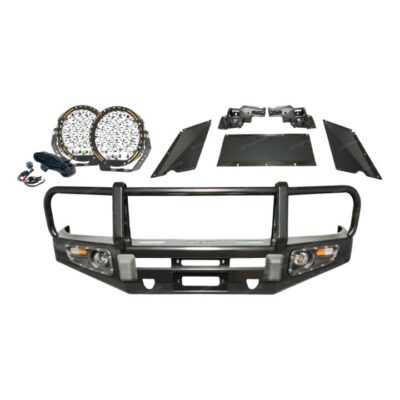 4X4FORCE Premium Armor 3 Loop Bullbar Lights for Toyota Landcruiser 100 Series