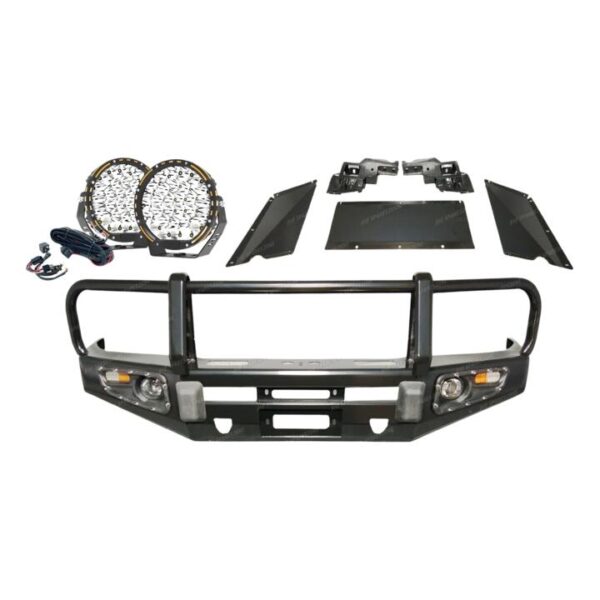 4X4FORCE Premium Armor 3 Loop Bullbar Lights for Toyota Landcruiser 100 Series