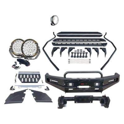 Safari Shield U Loop Bumper Bullbar Light Side Steps for Toyota Hilux Vigo 12-15