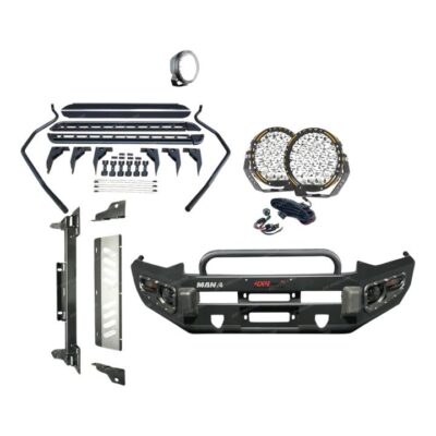 Safari Shield U Loop Bumper Bullbar Drive Light Side Steps for Isuzu D-Max 12-17