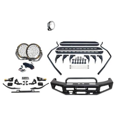 Safari Shield U Loop Bumper Bullbar Light Side Steps for Toyota Hilux Vigo 05-11