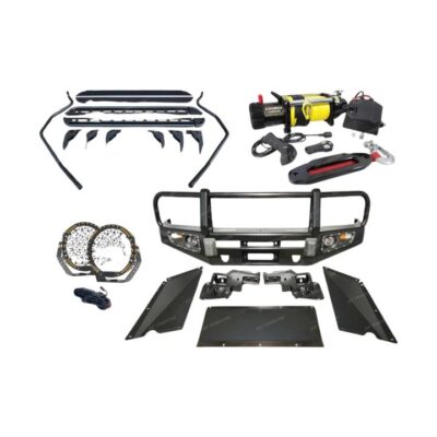 Armor 3 Loop Bullbar Lights Side Step Winch for Toyota Landcruiser 100 Series