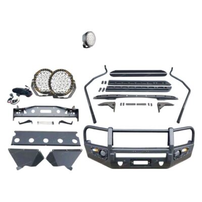 Premium Armor 3 Loop Bumper Bullbar Light Side Steps for Volkswagen Amarok 10-21