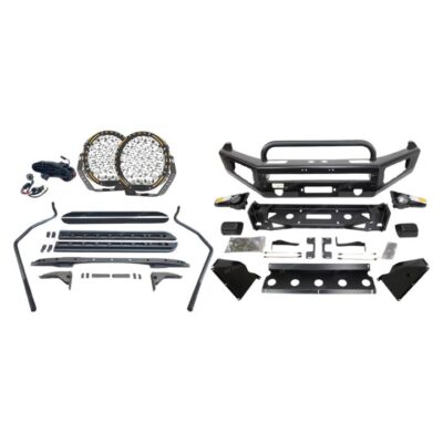 Safari Shield U Loop Bumper Bullbar Light Side Steps for Volkswagen Amarok 10-21